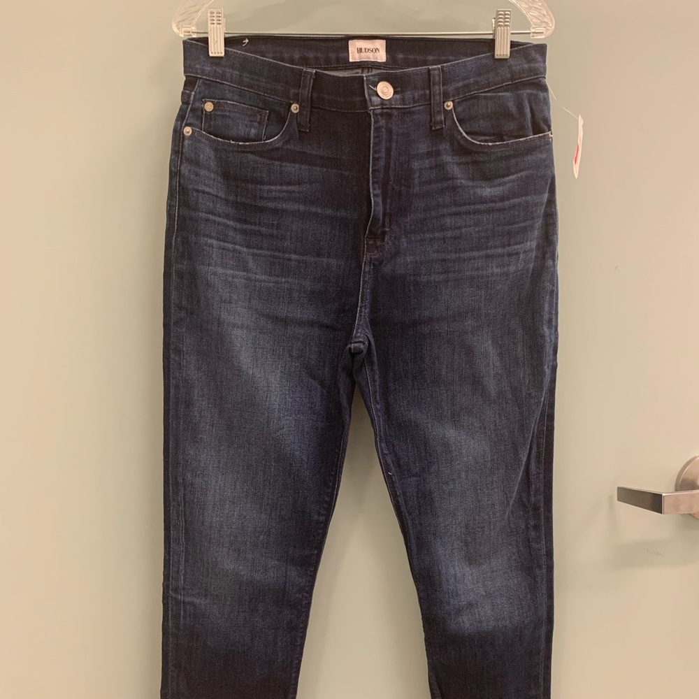 HUDSON jeans made in USA size 32, High rise BLAIR, Ankle super skinny